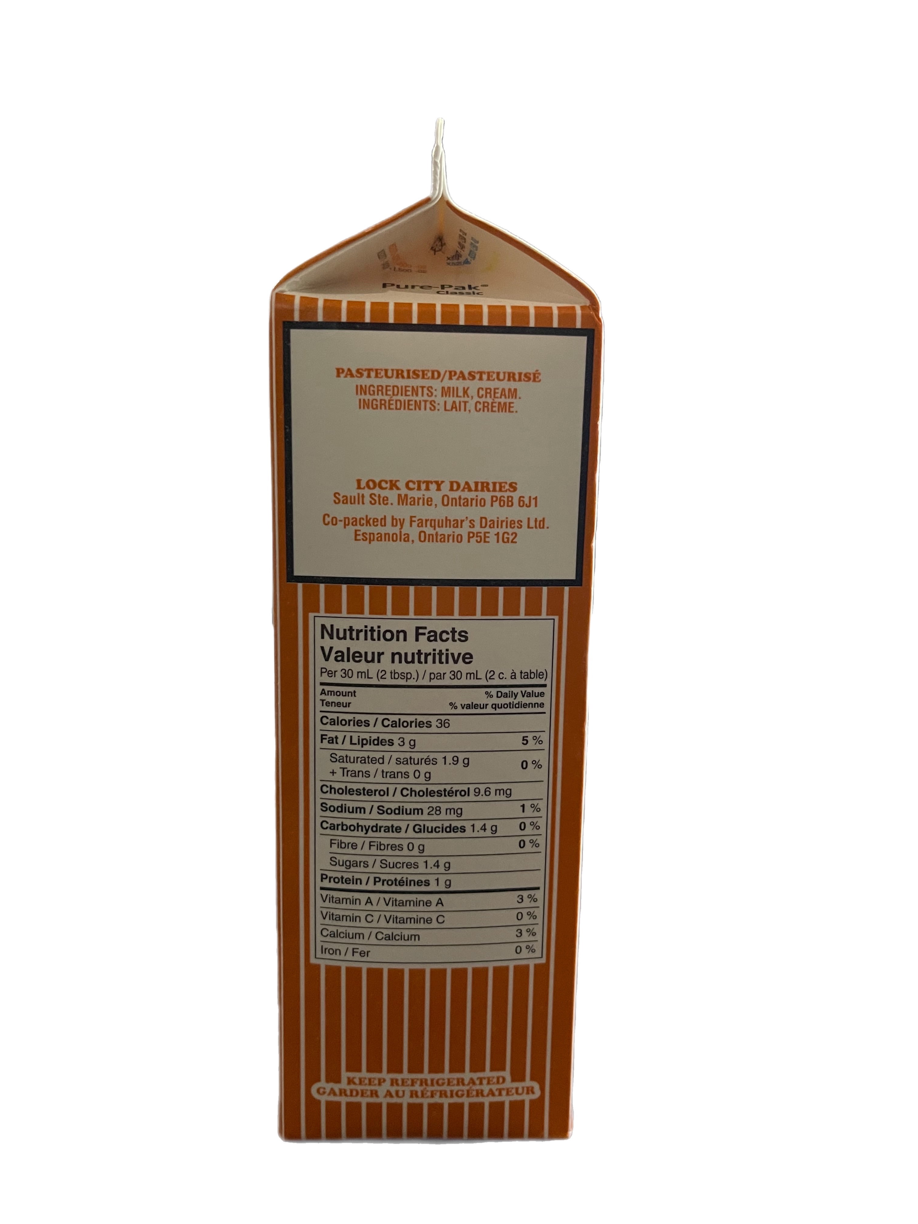 LCD 10% 1L - FRENCH Fraichement produit Local 1L Moitie - Moitie