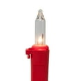 thumbnail image 5 of Northlight 100ct Clear Mini Christmas Light Set - 20.25' Red Wire, 5 of 6