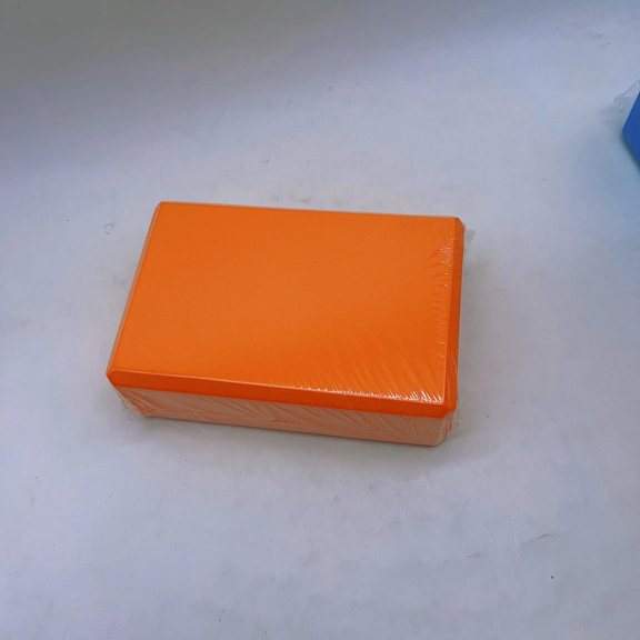 2PCS NoneLabel 120G Yoga Blocks Building Cubes Exercise Fitness Eva Foam Reinforcement Mats Pilates Bricks Stretching Body Pillow (2Pcs Orange)