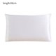 thumbnail image 1 of Funda de almohada de seda de morera Funda de almohada transpirable de 2 lados Funda de almohada de color sólido para la piel del cabello, Blanco, 51x66cm kenally HA003379-15, 1 of 7