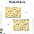 thumbnail image 2 of Cauagu Artistic Marble Pattern Sunflower for Tyvek Makeup Bag,Reusable Travel Cosmetic Bag Women Organizer Toiletry Bag Birthday,Gifts for Women Girlfriend Mom Teacher 6.5’’*8.9’’, 2 of 7