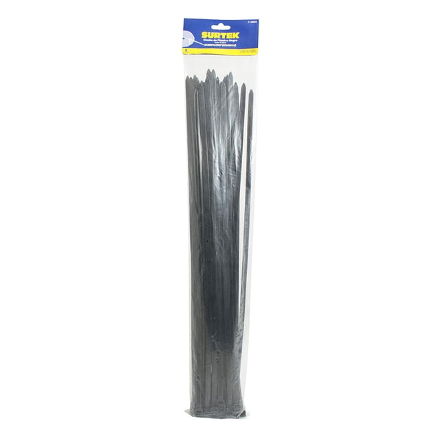 Cincho Plástico SURTEK 500 X 7.8mm Negro 50 Piezas