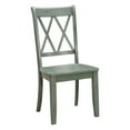 thumbnail image 6 of Lexicon Janina 5-Piece Contemporary Wood Dining Set in Natural and Teal, 6 of 8
