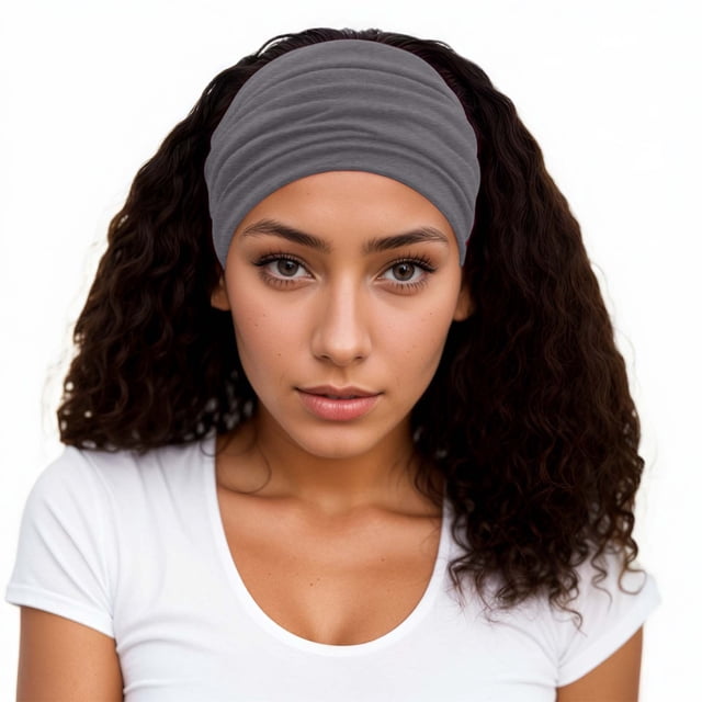 Fgnfyis Grand Foulard Rétro pour Femmes avec Bande pour Cheveux Mignonne Nouée, Design à la Mode et Polyvalent GY2