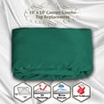 thumbnail image 3 of SUNRISEUMBRELLA 119“”x119” Gazebo Replacement Canopy Top Single Tier Canopy Top Cover(GREEN), 3 of 5