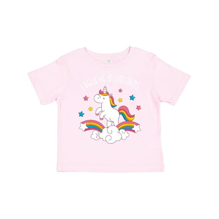 

Inktastic Believe in Unicorns Gift Toddler Toddler Girl T-Shirt