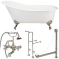 thumbnail image 2 of Vintage Tub & Bath Charlotte 60 Inch Cast Iron Slipper Clawfoot Tub Package, 2 of 2