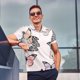 thumbnail image 4 of Fotbe Beautiful Butterfly Camiseta Polo de Golf para Hombre con Estampado – Camisa Deportiva Transpirable con Cuello Abotonado-Large, 4 of 6