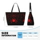 thumbnail image 4 of Fotbe Red Spider Bolsa de Viaje para Playa - Resistente al Agua, Bolsa Tote de Gran Capacidad y Ligera con 7 Bolsillos para Mujeres y Hombres, 4 of 7