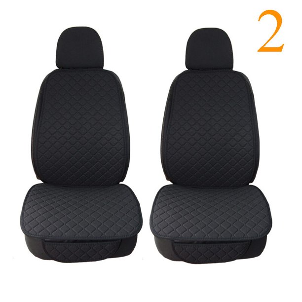 Accesorios para funda de asiento de coche, Protector de cojín de verano de lino, conjunto completo delantero y trasero, suministros para vehículos, Interior de coche Universal Tan Jianjun unisex