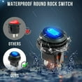 thumbnail image 6 of 12V 20A 3 Pin Toggle Rocker Switch with LED Light for Car Marine Boat Waterproof, 6 of 10