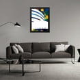thumbnail image 3 of Stephen Chambers 19x24 Black Modern Wood Framed Wall Art Titled - Guggenheim Museum, 3 of 6