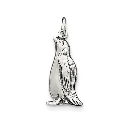 Finejewelers Sterling Silver Antiqued Penguin Charm