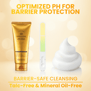 Madnice Gold and Snail Foam Cleanser, Hydrating Facial Wash for All Skin Types, 170 ml
