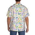 thumbnail image 3 of Pofeuu Education And Science Print Mens Casual Short Sleeve Shirts Beach Summer Spread Collar Pocket Tops Men's Casual Short-sleeved Shirt-Medium, 3 of 5