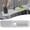 Light Gray, variant on VENMATE 24"x5.5" Silicone Faucet Sink Splash Guard for Bathroom, Kitchen Faucet Mat,Rectangular Black