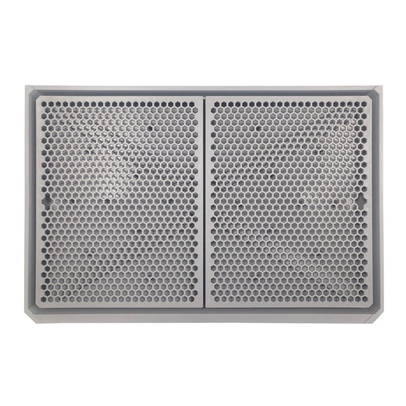 Alpha Dog Series Expandable Indoor Potty Training Tray Pad Holder, Giant Size, Gray