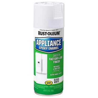 6 Pc, Rust-Oleum Specialty Gloss White Oil-Based Appliance Epoxy 12 Oz