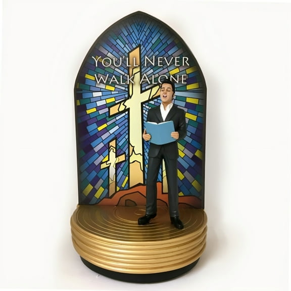 Bradford Exchange Elvis™ Never Walk Alone The Gospel Truth Sculpture Collection