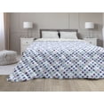 thumbnail image 1 of Animal Down Alternative Comforter, Digital Dotted Fish Retro Fauna Aquatic Wild Animal Mystic Underwater Illustration, Microfiber Quilt for All Season, 5 Sizes, Grey White, by Ambesonne, 1 of 3