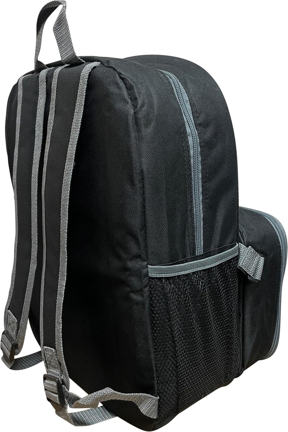 Ruz Sonic The Hedgehog 16 Inch Backpack W/Detachable Matching Lunch Box, Sonic - Shadow Kid's School Bag (Shadow)