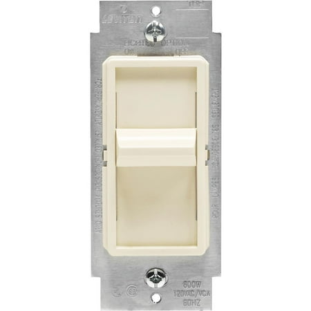 UPC 078477466674 product image for Leviton Mfg C26-06631-1LT Light Almond Decora Slide Dimmer Switch & Wall Plate | upcitemdb.com