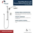 thumbnail image 3 of Belanger KIT-DEL130CCP Rain Pressure Balanced Round Shower System, Polished Chrome, 3 of 7