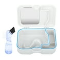 thumbnail image 2 of Denture Storage Case, Mirror Denture Box With Cleaning Brush For False Teeth For Daily Use, 2 of 8