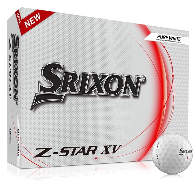 Pelotas de golf Srixon Z-Star XV 8 blancas para máxima distancia