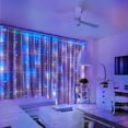 thumbnail image 2 of Labymos Curtain Lights 9.8X9.8Ft 300 LED USB-Powered Fairy Lights with Remote Control Hanging Twinkle Lights, 2 of 8