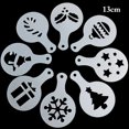 thumbnail image 3 of 8PCS Cake Stencil DIY Christmas Patterns Cake Decorating Stencil Baking Stencil for Cake Fondant, 3 of 6