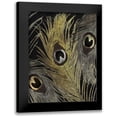 thumbnail image 1 of Sophie 6 12x14 Black Modern Framed Museum Art Print Titled - Gold and Silver Feathers II, 1 of 5