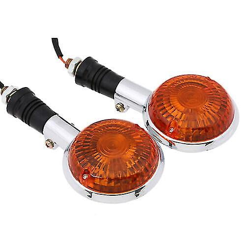 Ventas promocionales Lentes de luz intermitente para Yamaha Road Star Virago V Star 85-99 Paquete de 2