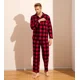 thumbnail image 4 of Conjunto De Dormir Juego De Pijama De Franela Para Hombre, 4 of 6