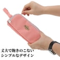 thumbnail image 4 of Unique Bargains Large Capacity Three-grid Stationery Bag with Zipper Handle Pink, 4 of 6