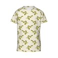 thumbnail image 4 of Wukai Green Snake Youth Unisex Short Sleeve T-Shirt for Boys, Girls, Teens, and Kids-X-Small, 4 of 7