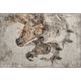thumbnail image 2 of Addison Rugs Mayfield Premium Machine Washable Transitional Animal Beige Rectangle Rug, 1'8" x 2'6", 2 of 6