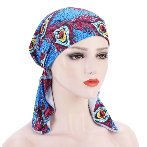 Floral Chemo Turban for Women Multicolored Head Wrap Comfortable and Fashionable Headscarf Beanies Hat