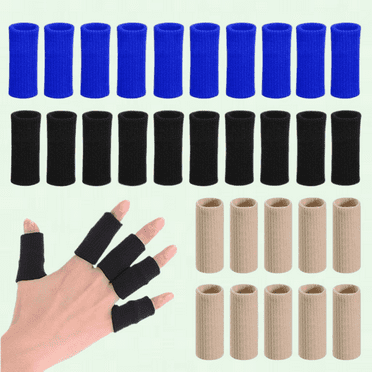 Elastic Thumb Splint Brace Support Finger Arthritis Sleeves (30Pcs)