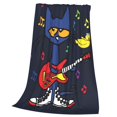 thumbnail image 3 of Pete the Cat Soft Micro Fleece Cozy Throw Blanket Lightweight Fuzzy Flannel Blankets Sofa Decor Gifts, 3 of 9