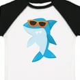 thumbnail image 4 of Inktastic Cute Shark, Cool Shark, Shark with Sunglasses Boys or Girls Toddler T-Shirt, 4 of 5