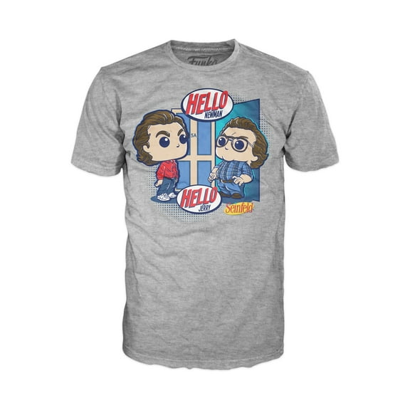 Funko POP! Tee: Seinfeld - Jerry & Newman - Adult 2XL