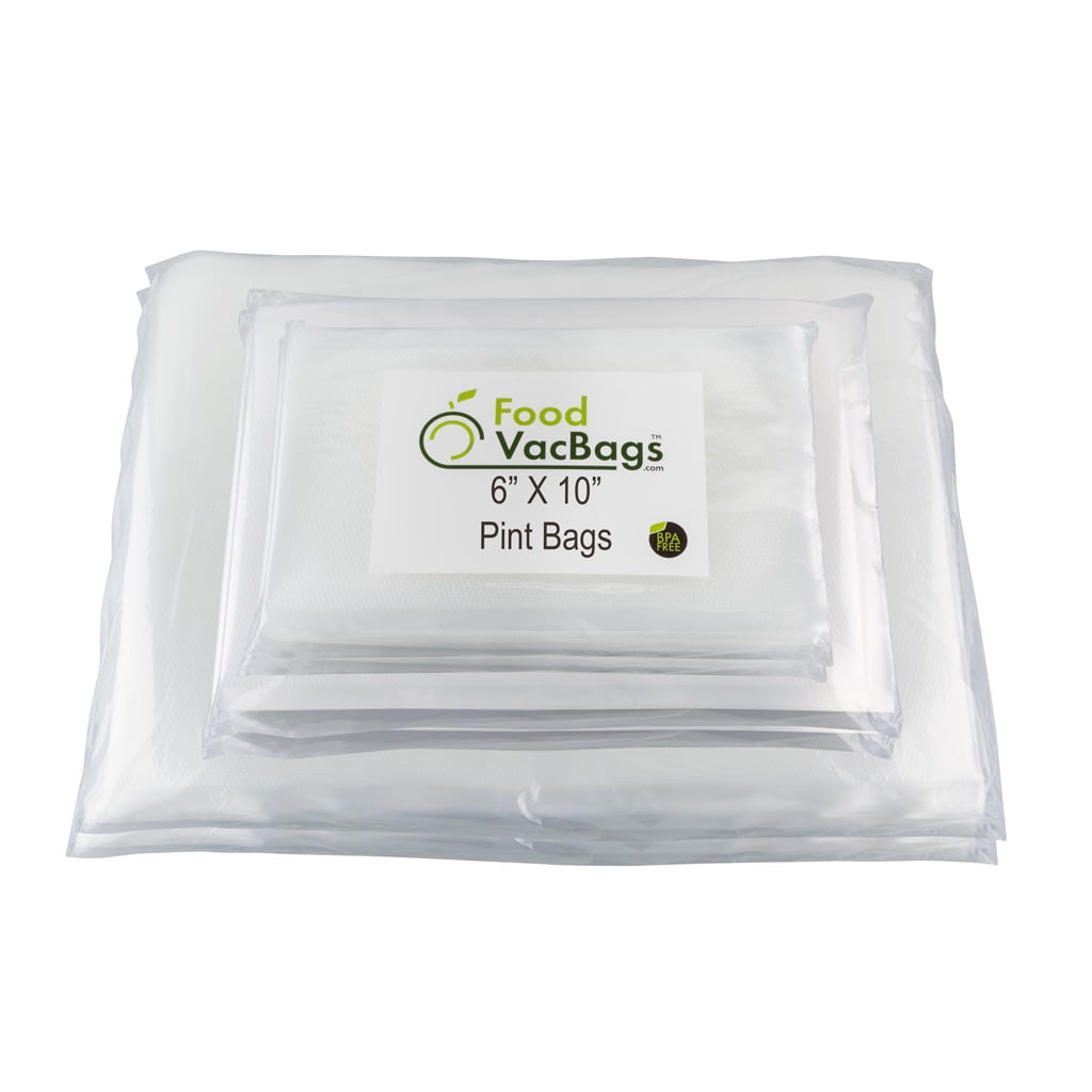 Foodsaver Compatible Vacuum Sealer Bags - 100 Pint, 100 Quart and 100