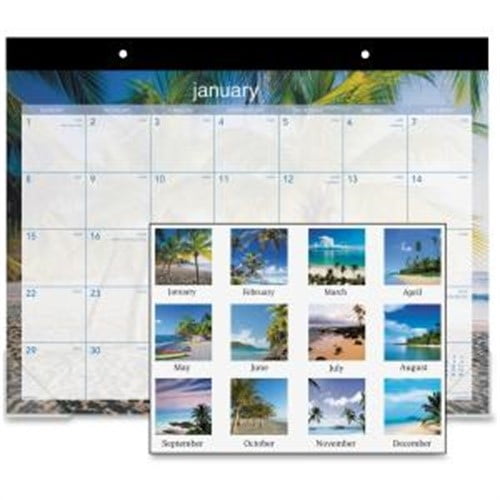 Tropical Escape Desk Pad