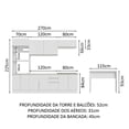 thumbnail image 3 of Cocina Integral Completa Modular Madesa Glamy 315cm BB 02, 3 of 5