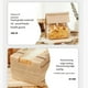 thumbnail image 2 of Billuyoard 50 pack/lote bolsa para tostadas en rodajas borde prensado en caliente hecho a mano y bolsa autosellante de ventana transparente Organizadores de utensilios de cocina Hojas verdes trompeta, 2 of 6