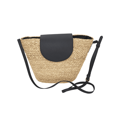 Chic Straw Crossbody Bag