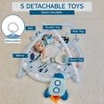 thumbnail image 3 of Play Mat & Play Gym Aila+Aiden 6 en 1 XL para bebé Space Grey, 3 of 5