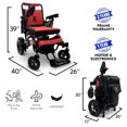 thumbnail image 2 of ComfyGO Electric Wheelchairs , 265 lbs Capacity, Up to 13 Miles Range, Lightweight Wheelchair for Seniors, Electric Wheelchair for Adults, Airline and Cruise Approved, 2 of 7