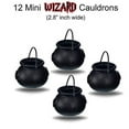 thumbnail image 3 of Wizard Party Favors for 12 - Includes Cauldron, Glasses, and Lightning Scar Tattoos, Wizard Wands - Perfect for a Wizard School Theme Birthday Party (12 of each), 3 of 3